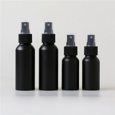 MSDS 50ml 120ml 250ml aluminum bottle for cosmetic skin care spray lotion product