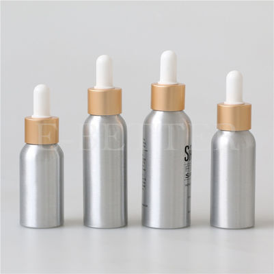 Matte white Metal Skincare packaging 250ml Aluminum Cosmetic Bottles